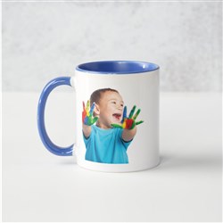 Tazza colorata con foto