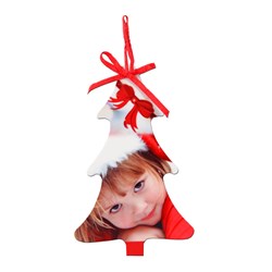 Albero di Natale con doppia foto
