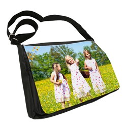 Borsa tracolla grande con foto