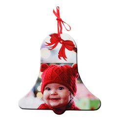 Campana di Natale con doppia foto