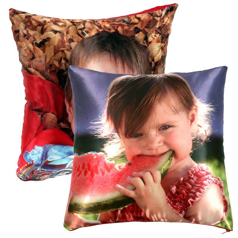 Cuscino quadrato personalizzato con foto 40x40 cm 
